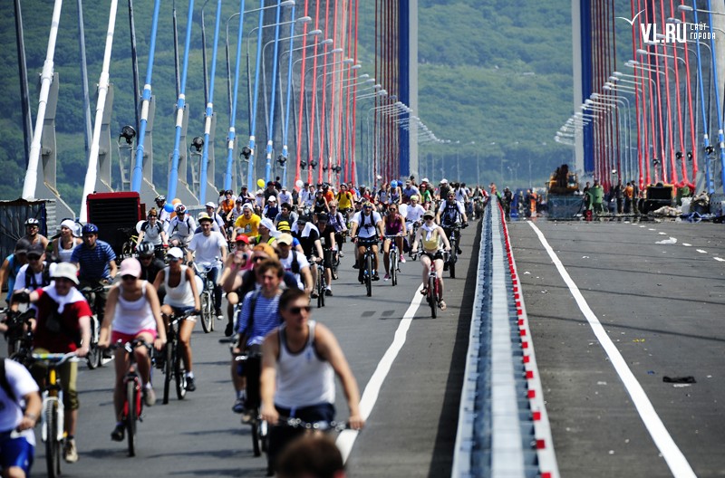 Велосипедисты Владивостока покоряют 