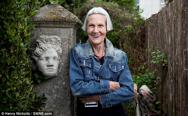 Cool: Jean says that teenagers love her look, although other pensioners can be scared to try trendy clothes