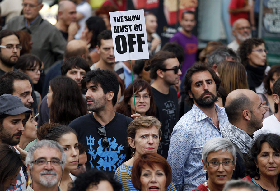 Митинг в Валенсии, Испания. © Heino Kalis/Reuters