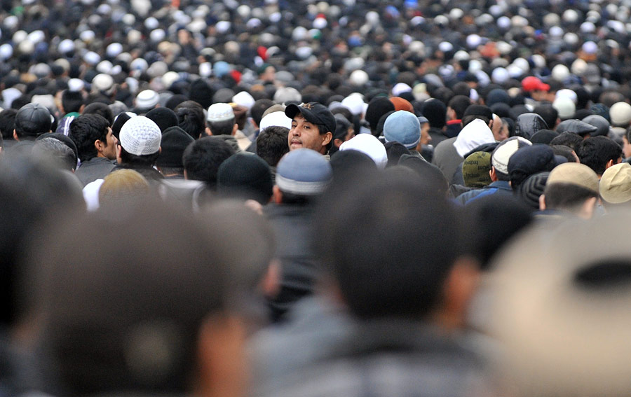 Мусульмане на празднике Курбан-байрам. © Митя Алешковский/ИТАР-ТАСС