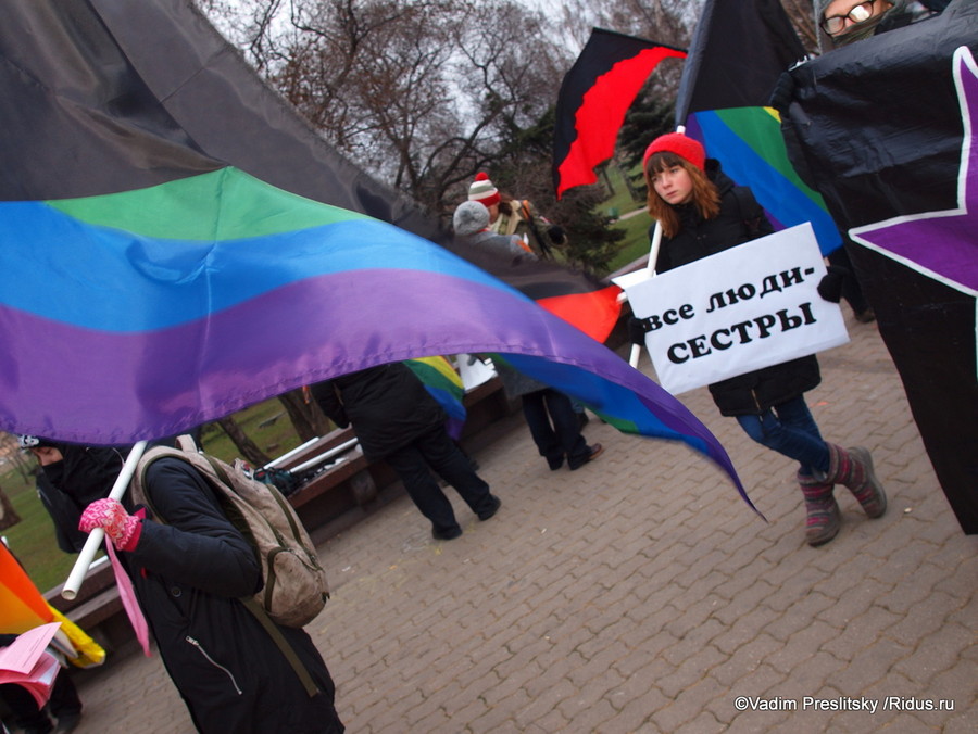 Митинг против клерикализации и мракобесия  «За Россию без инквизиции». Москва. © Vadim Preslitsky