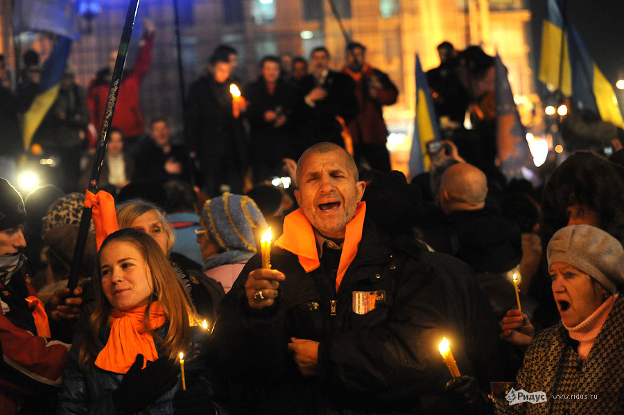 День свободы в Киеве 22 ноября 2011 года. © Сергей Полежака/Ridus.ru