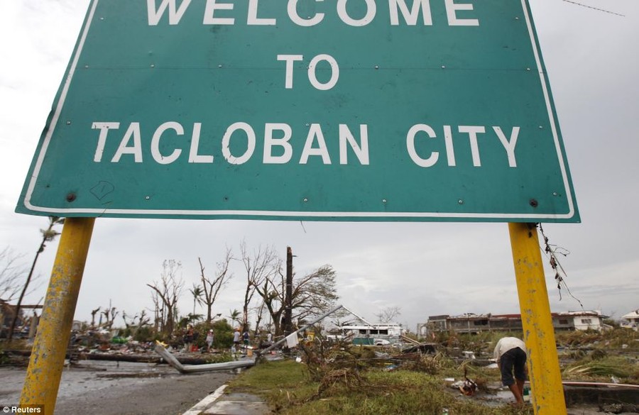 Death: It has been estimated by the Red Cross that 1,000 of the 1,200 people killed by the typhoon were residents of Tacloban 