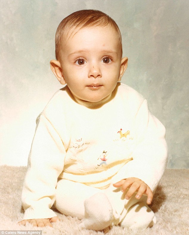 Alessia, pictured as a baby, says she knew from a young age that she was meant to be a woman 
