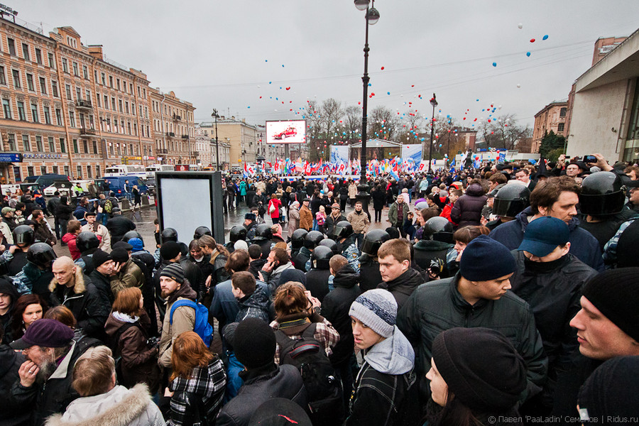 Русский марш и День народного единства. Петербург. Фото: © Павел 'PaaLadin' Семёнов