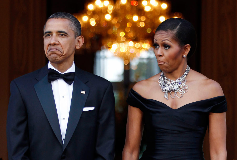 Барак и Мишель Обама. © Larry Downing/Reuters