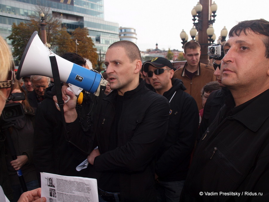 Митинг в поддержку выборов в Координационный совет оппозиции. Трубная площадь. Москва. © Vadim Preslitsky