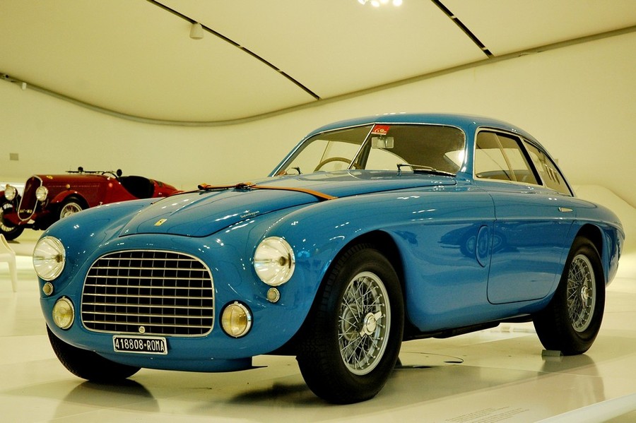 Ferrari 166MM 1949 года в музее Феррари в городе Модена