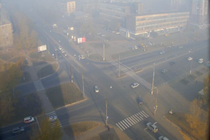 Утро 28 сентября, улицы города. Фото http://bratsk.teleos.ru/cameras