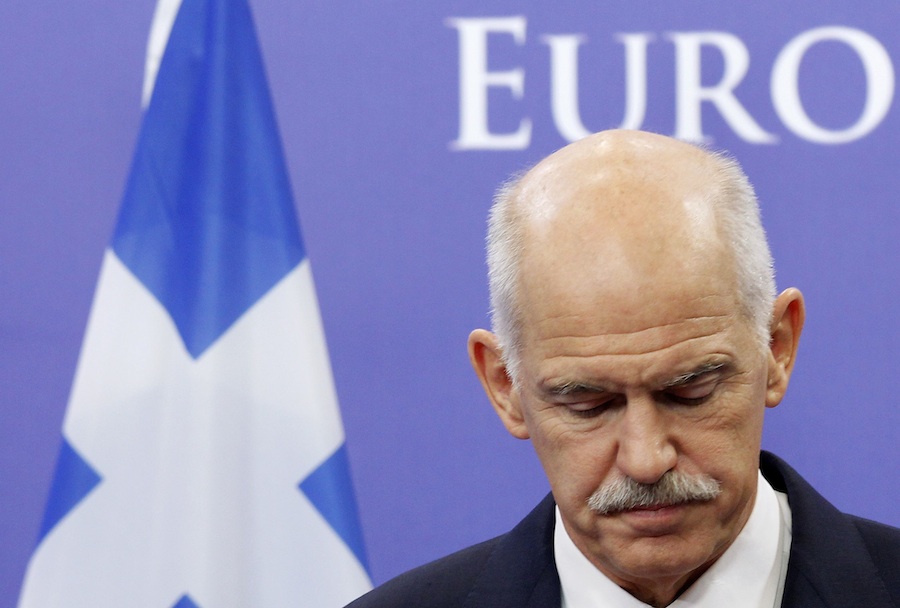 Премьер-министр Греции Георгиос Папандреу. © Thierry Roge/REUTERS