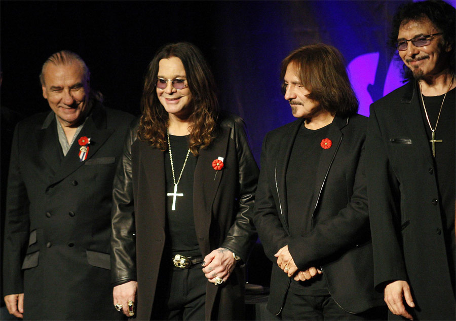 Группа Black Sabbath во время пресс-конференции 11.11.11. © David McNew/Reuters