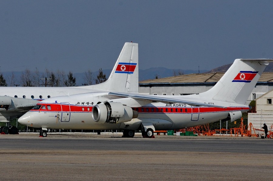 Ан-148 авиакомпании Air Koryo в аэропорту Пхеньян