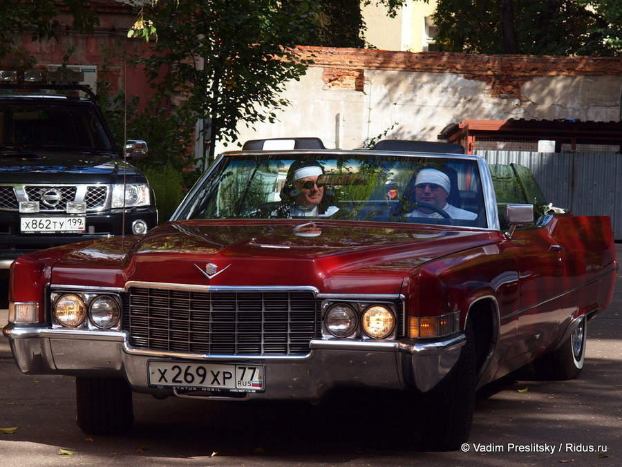Женское ралли на ретро-автомобилях. Москва. © Vadim Preslitsky
