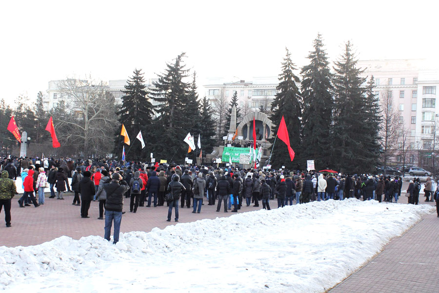 Митинг «За честные выборы!» в Челябинске 24 декабря 2011 года. © Димэйс Щенников