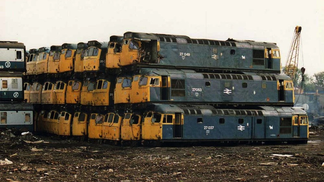 Behold the Rusting Beauty of Abandoned Train Graveyards