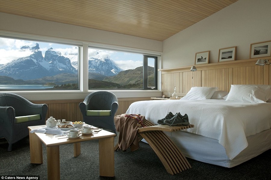 Hotel Salto Chico, in Patagonia, is located right at the heart of Torres del Paine National Park