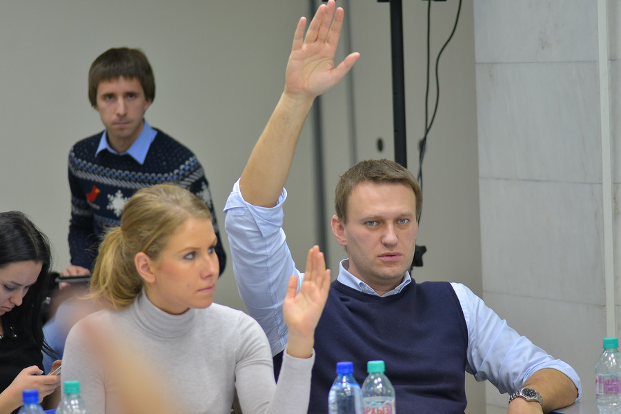 Алексей Навальный на заседании Координационного Совета оппозиции © Алексей Абанин/Ridus.ru