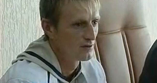 Бывший военнослужащий Андрей Попов. Кадр из видеоролика Youtube. © teleobektivsar