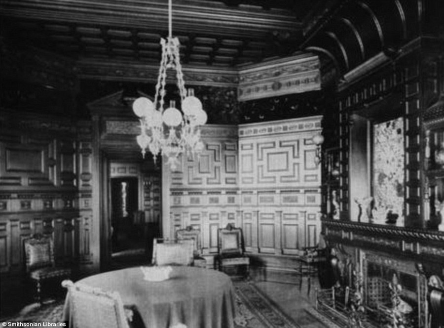 No expense spared: Mr. W. H. De Forest's Dining-Room