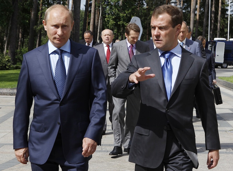 Путин и Медведев. Фото ИТАР-ТАСС