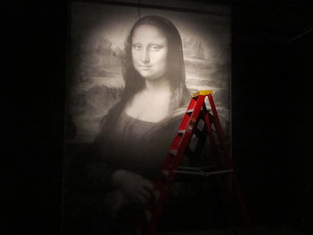 Мона Лиза и лестница