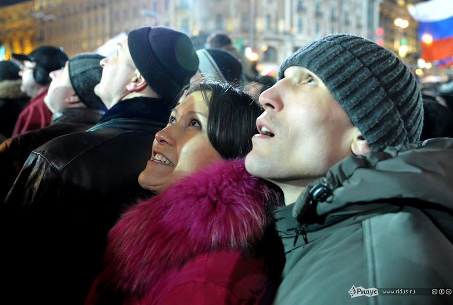 Митинг сторонников Владимира Путина на Манежной площади. Фоторепортаж