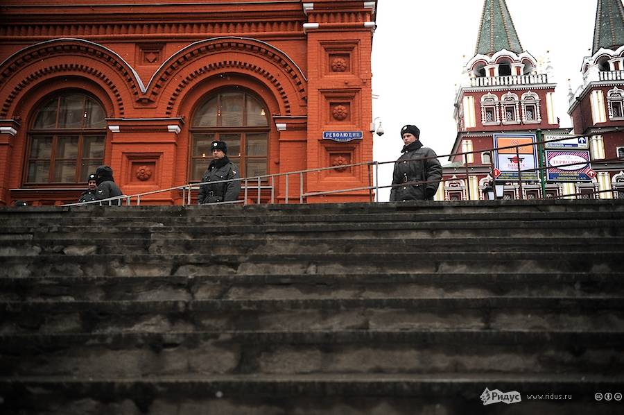 Усиление мер безопасности в Москве. © Антон Белицкий/Ridus.ru