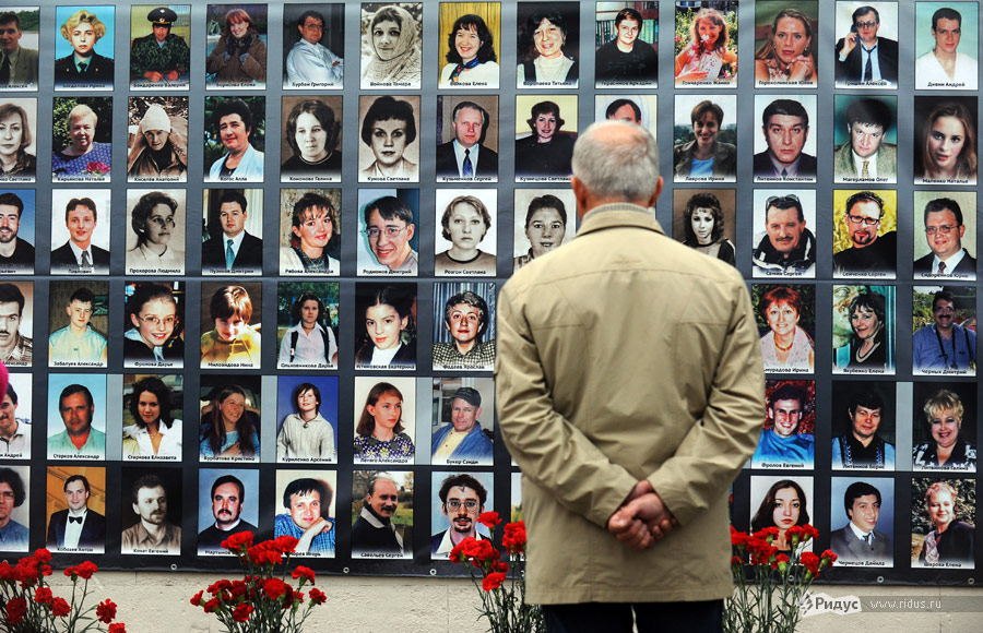 Акция памяти жертв Норд-Оста. © Василий Максимов/Ridus.ru
