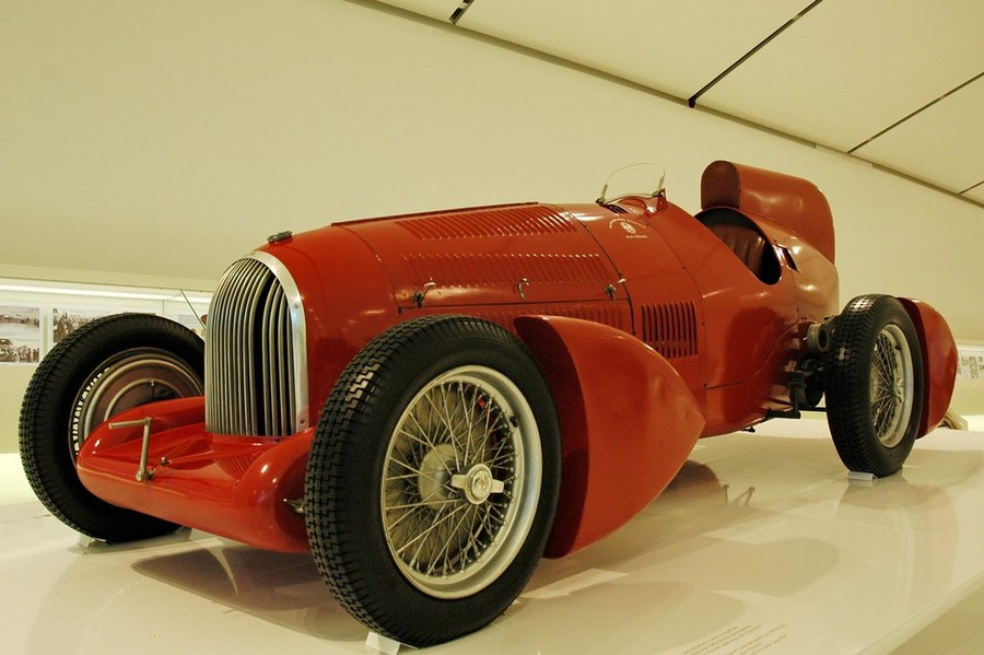 Alfa Romeo Gran Premio Tipo B PЗ в музее Ferrari в городе Модена