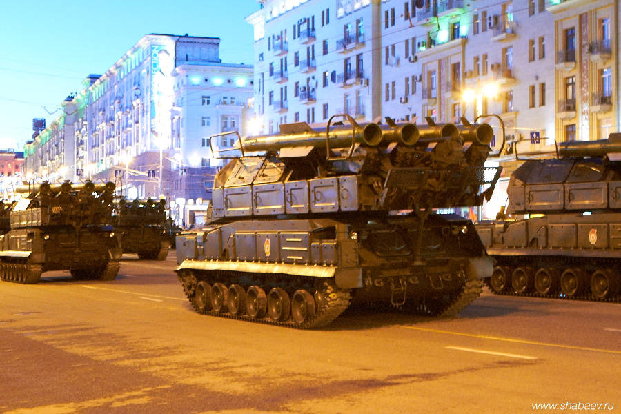 Репетиция военного парада в Москве
