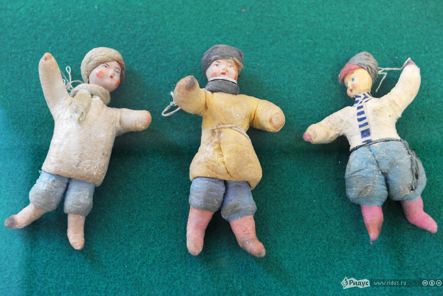 Дореволюционные елочные игрушки на выставке новогодних украшений. © Антон Тушин/Ridus.ru