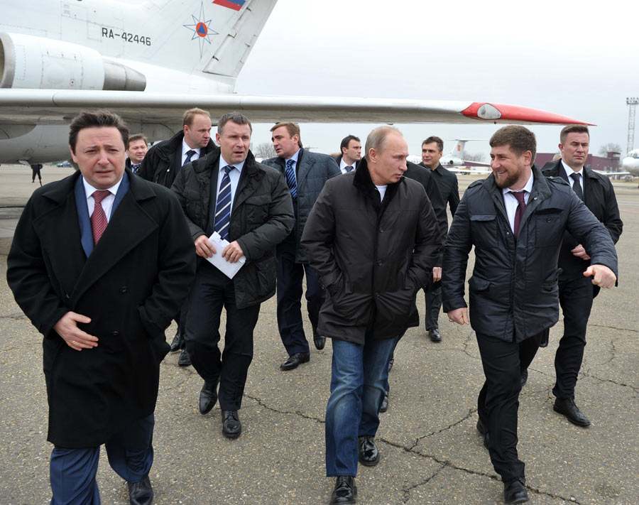 Поездка Путина в Гудермес. © Алексей Никольский/РИА Новости