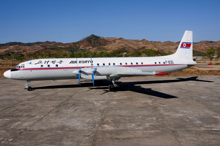 Ил-18 авиакомпании Air Koryo в аэропорту Оранг