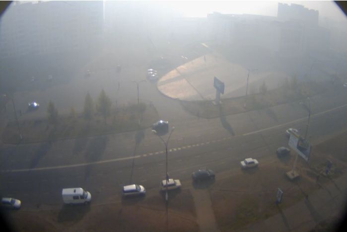 Утро 28 сентября, улицы города. Фото http://bratsk.teleos.ru/cameras