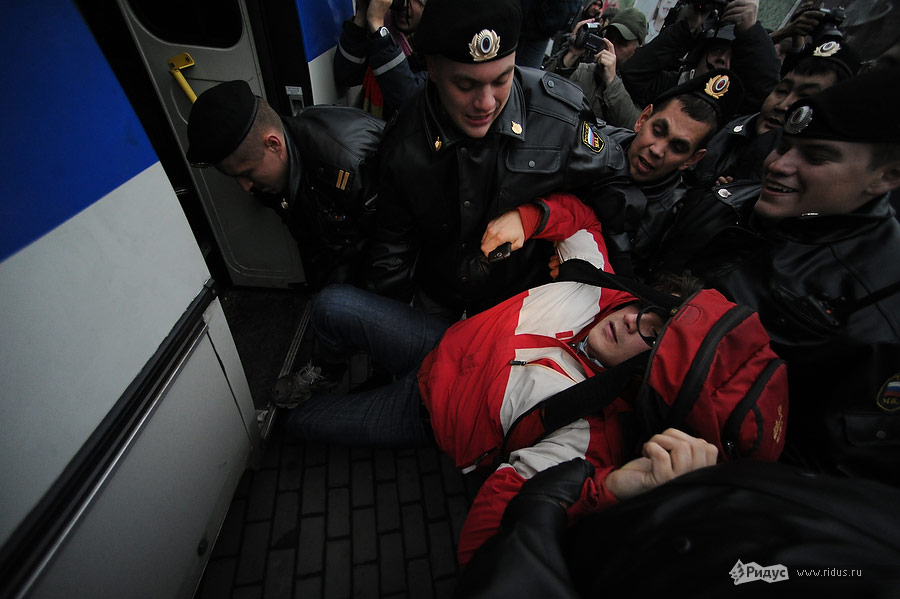Акция оппозиции в Москве. © Антон Белицкий/Ridus.ru