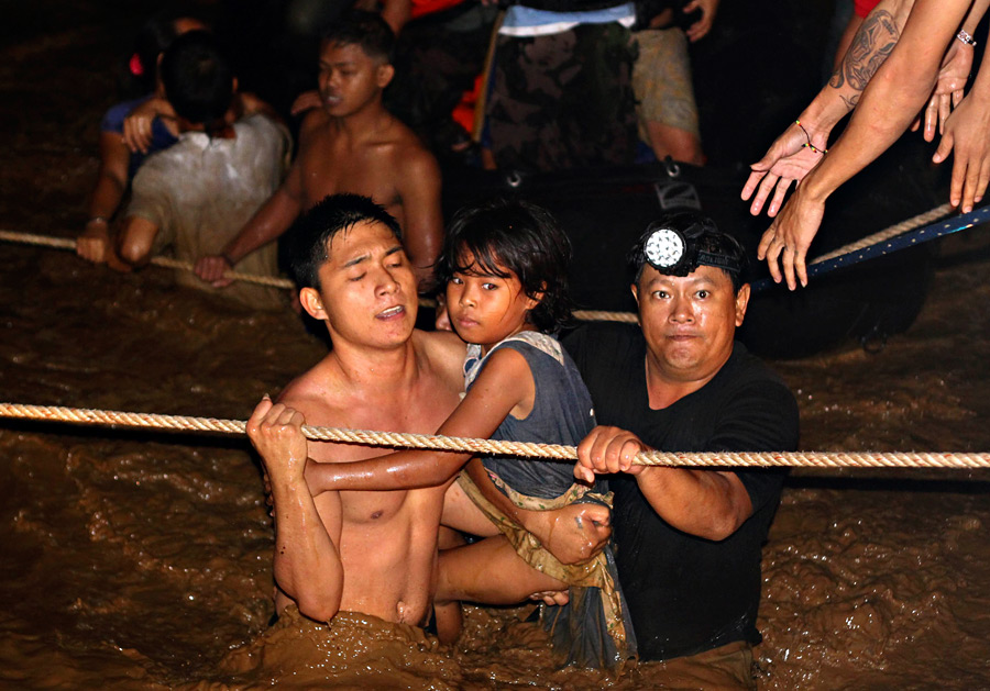 Последствия шторма на Филиппинах. © Erwin Mascarinas/AP Photo