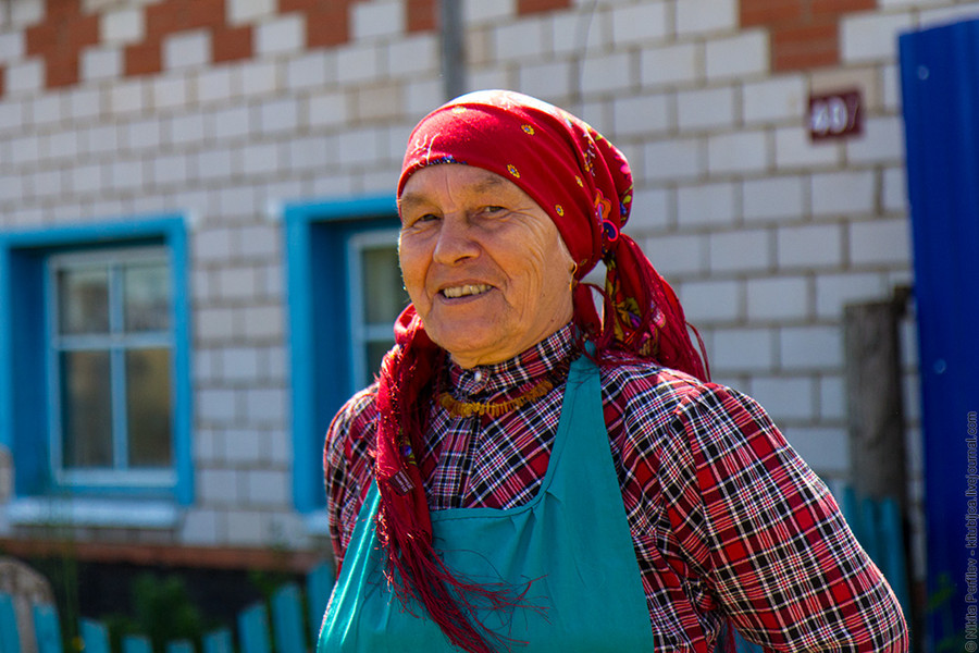 Граня Ивановна участница проекта 'Бурановские Бабушки' © Никита Перфильев