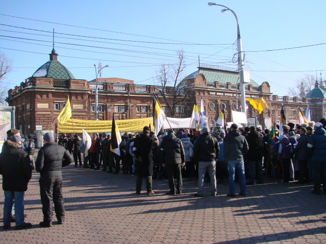 «Русский Марш-2011» в Иркутске. © voskresloboda.livejournal.com