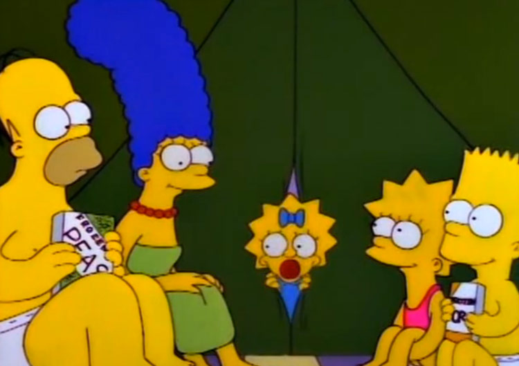 Кадр из сериала Симпсоны