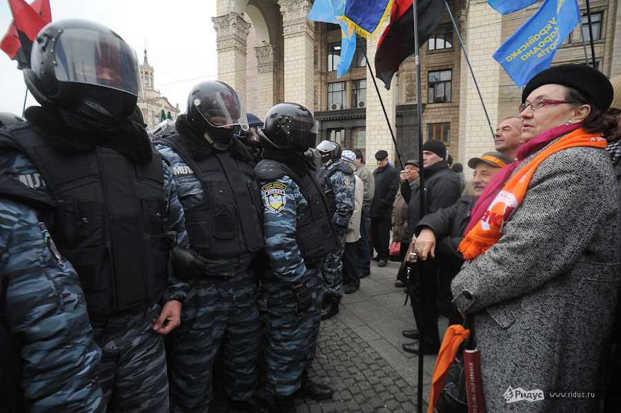 День свободы в Киеве 22 ноября 2011 года. © Сергей Полежака/Ridus.ru