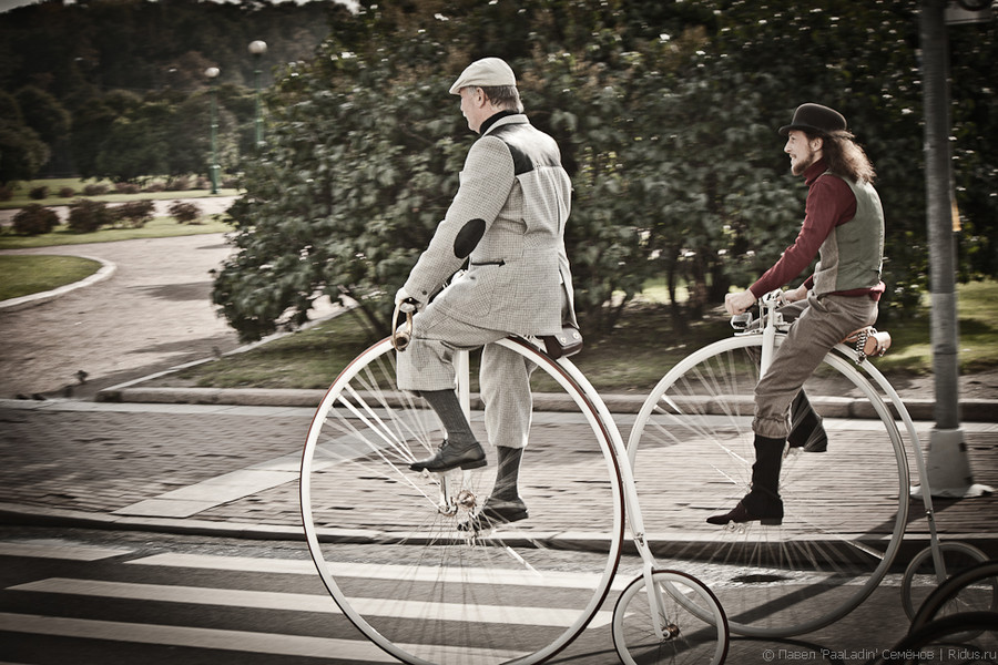 Велосипеды пенни-фартинг. Фото: Павел 'PaaLadin' Семёнов | Ridus.ru