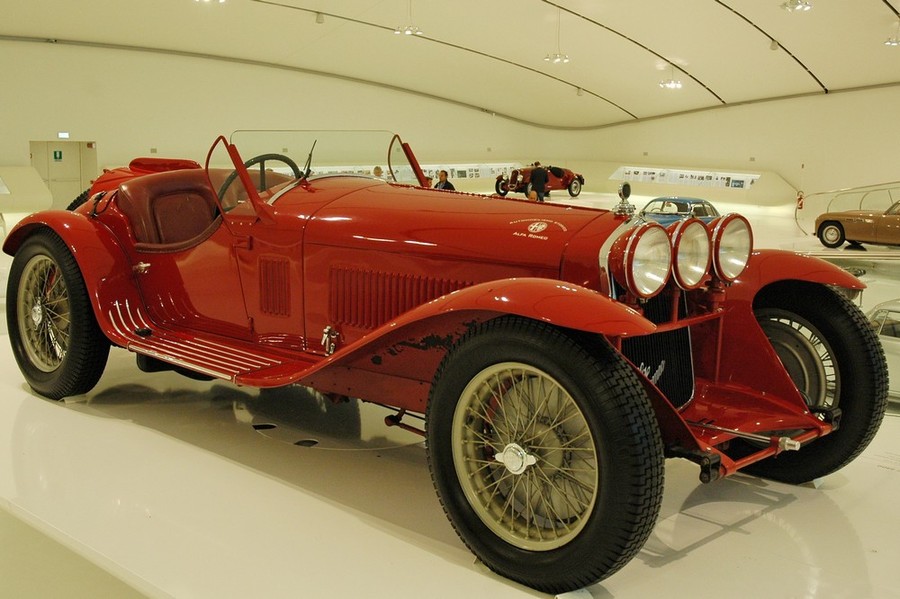 Alfa Romeo BC2300 1932 года в музее в Модене