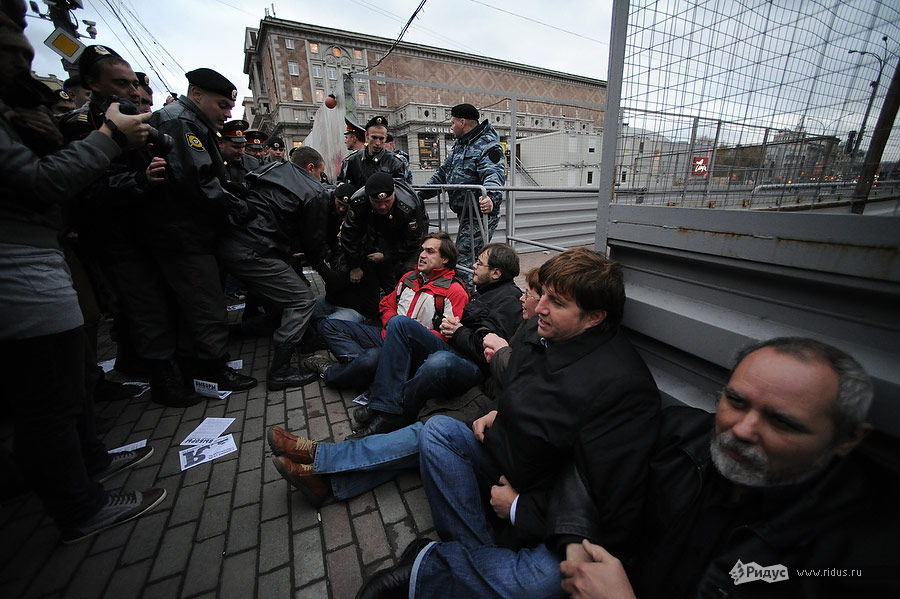 Акция оппозиции в Москве. © Антон Белицкий/Ridus.ru
