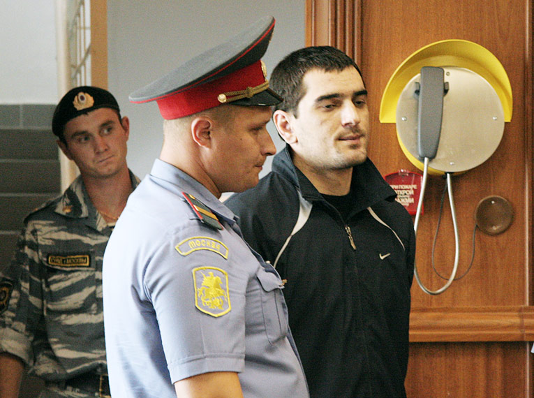 Аслан Черкесов, обвиняемый в убийстве Егора Свиридова. © ИТАР-ТАСС / Пресс-служба Мосгорсуда