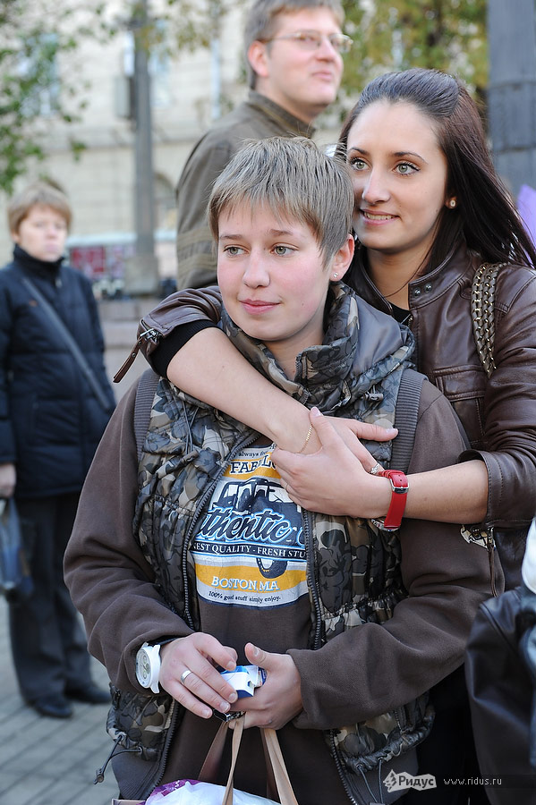 Сочувствующие проблемам гей-сообщества. © Антон Белицкий/Ridus.ru