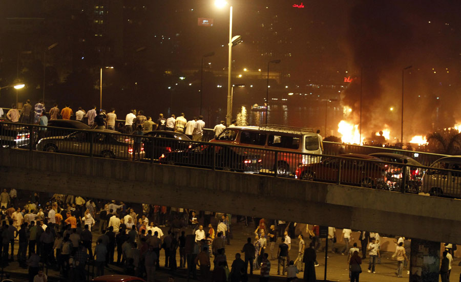 Беспорядки стали причиной пробок по всему Каиру. © Amr Abdallah Dalsh/Reuters