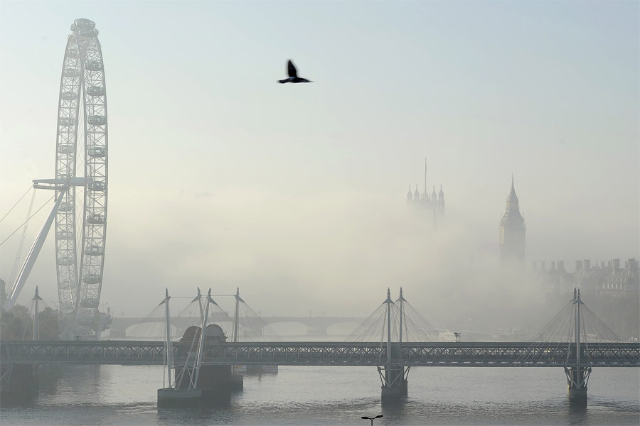 Туман в Лондоне. © Paul Hackett/Reuters