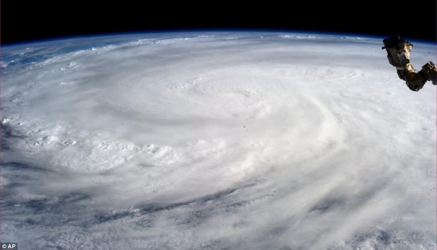 Scale: This image shows Typhoon Haiyan taken by Astronaut Karen L. Nyberg aboard the Internatioal Space Station 