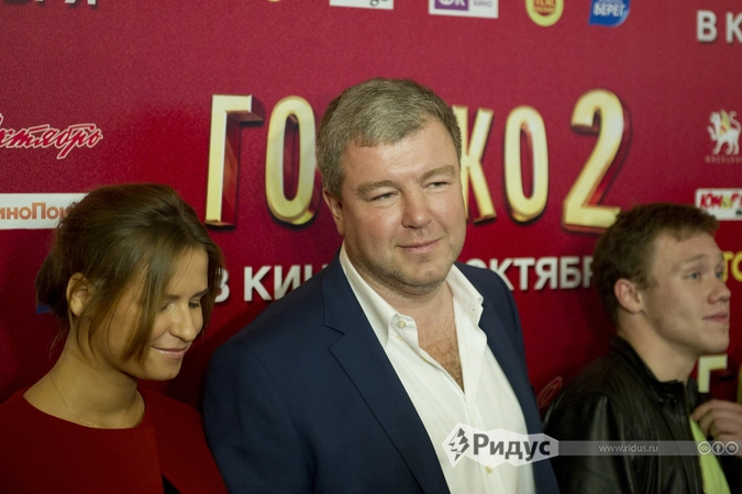 Актёр Александр Робак на премьере фильма «Горько! 2»