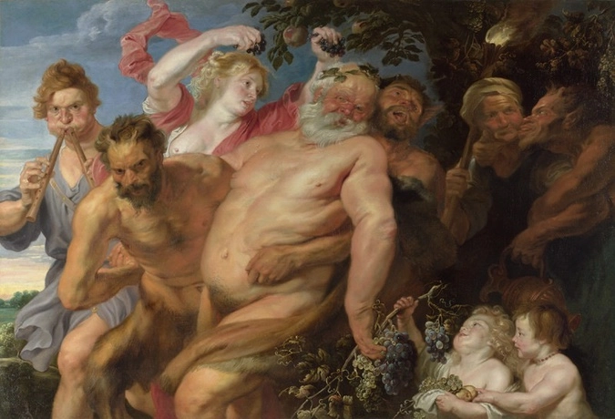 Anthony Van Dyck, Drunken Silenus Supported by Satyrs, c. 1620